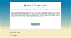 Desktop Screenshot of lakeviewinnvt.com